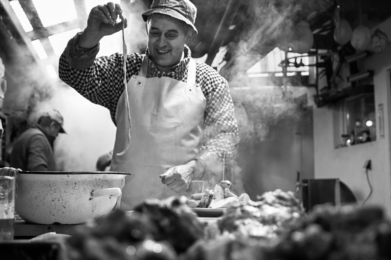 Pan řezník má svoji práci rád - cyklus