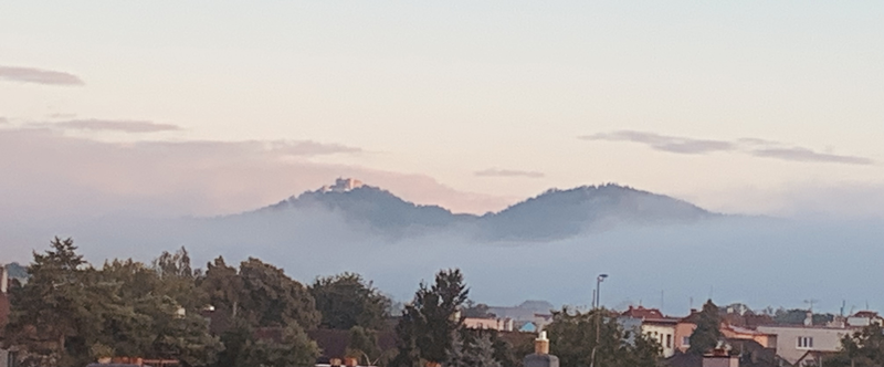 Buchlov z balkonu