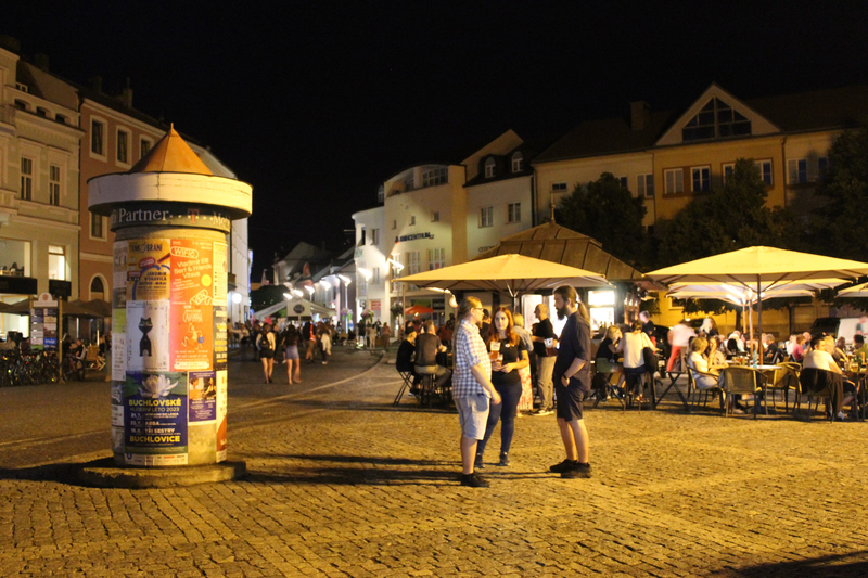 Večerní život v Uherském Hradišti