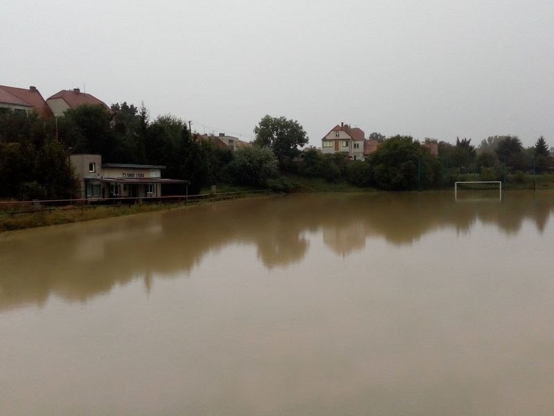 Fotbalové hřiště v Louce 15. 9. 2024