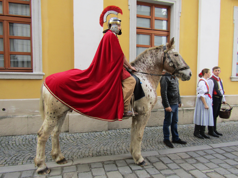 Sv. Martin u Reduty - před žehnáním svatomartinského vína