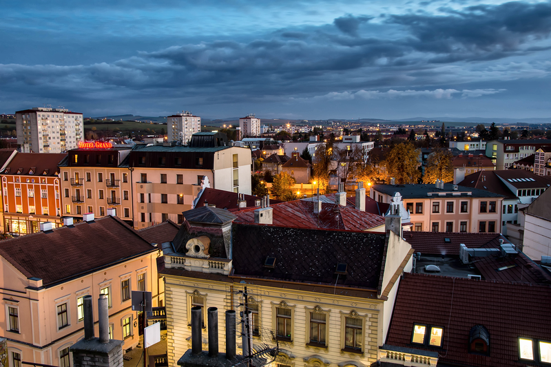Večerní město II