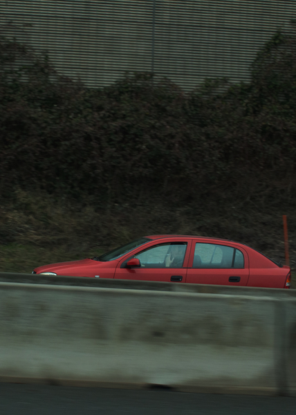 mlha v čelním skle