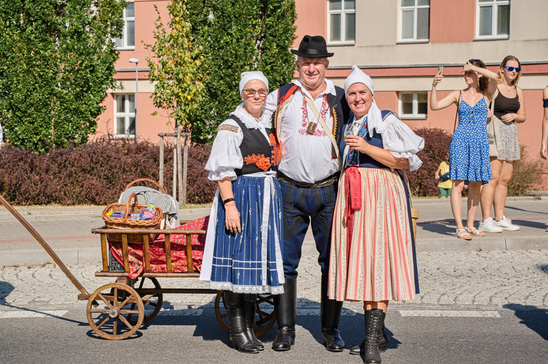 Přehlídka krojů na vinných slavnostech