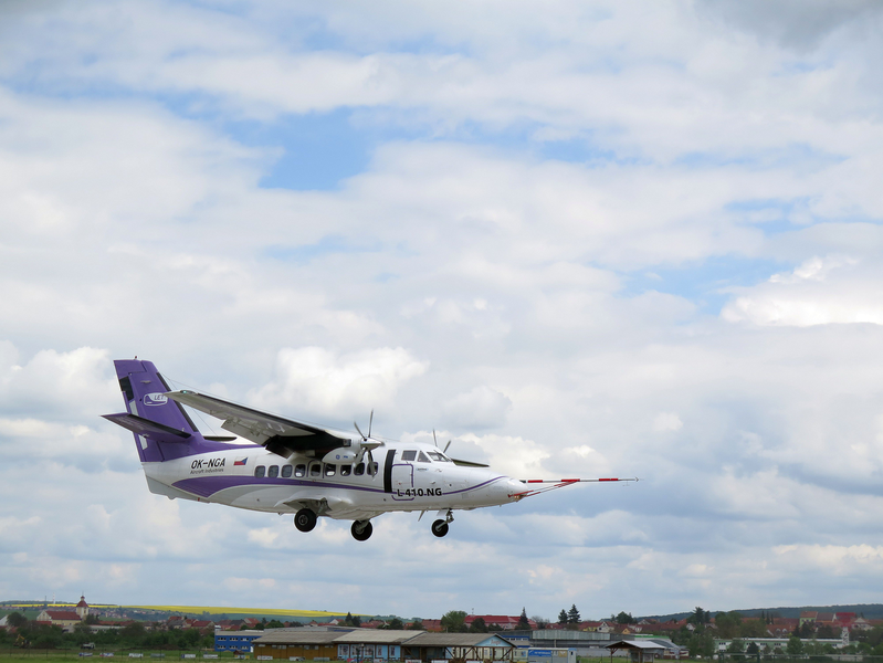 Letadlo L-410NG při letových zkouškách