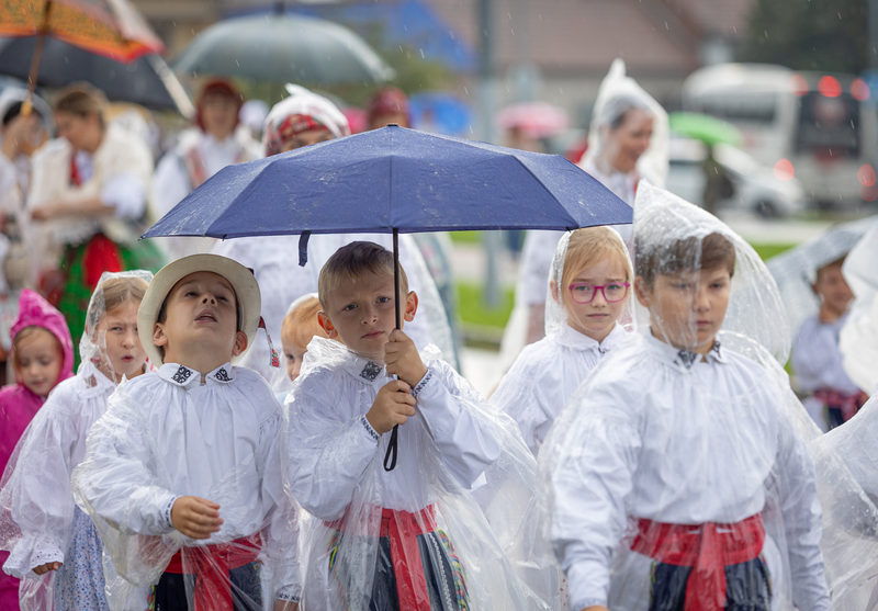 Slavnosti vína v dešti