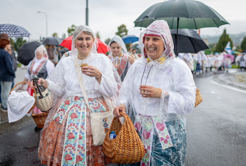 Slavnosti vína v dešti
