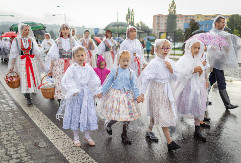Slavnosti vína v dešti