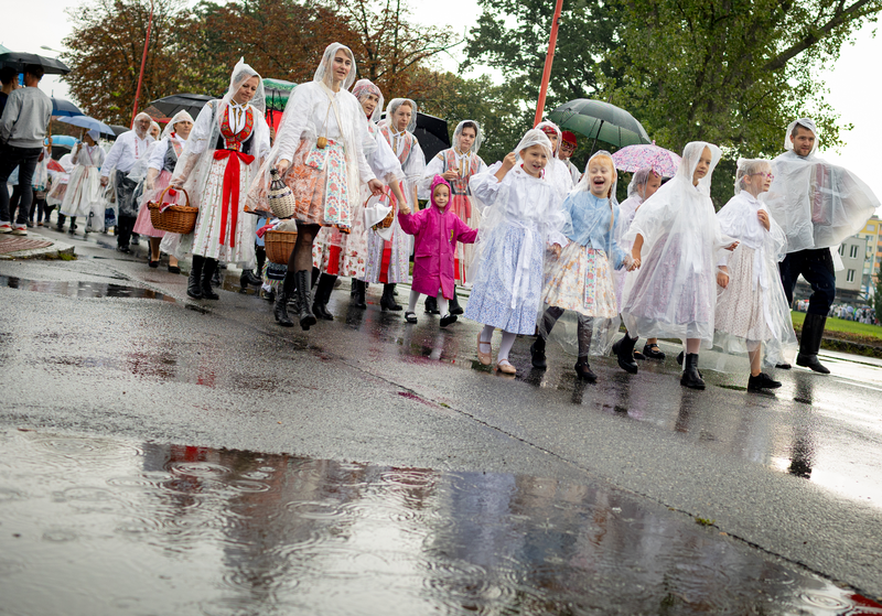 Slavnosti vína v dešti
